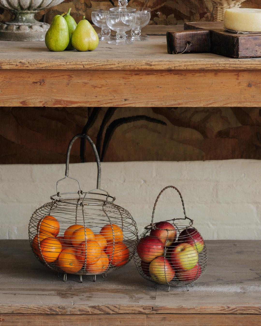 Antique Wire Egg Basket