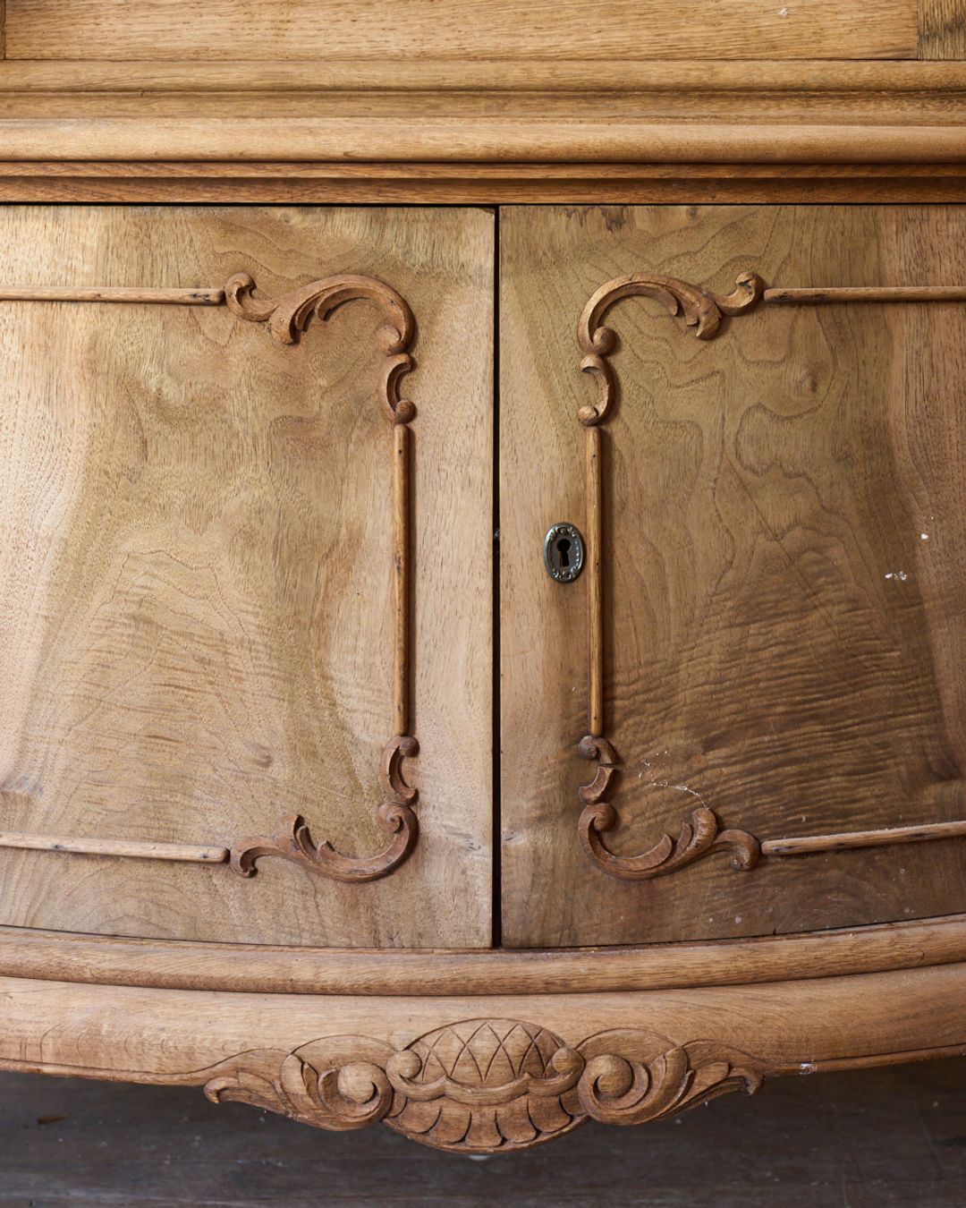 19th c. French Oak Vitrine