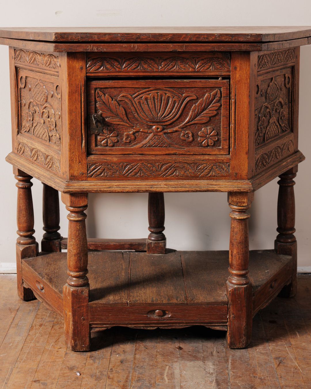 19th c. Oak Side Table