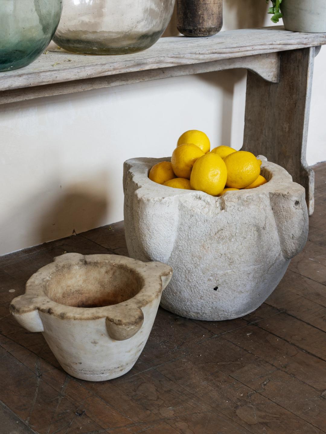 Monumental French Antique Mortar and Pestle