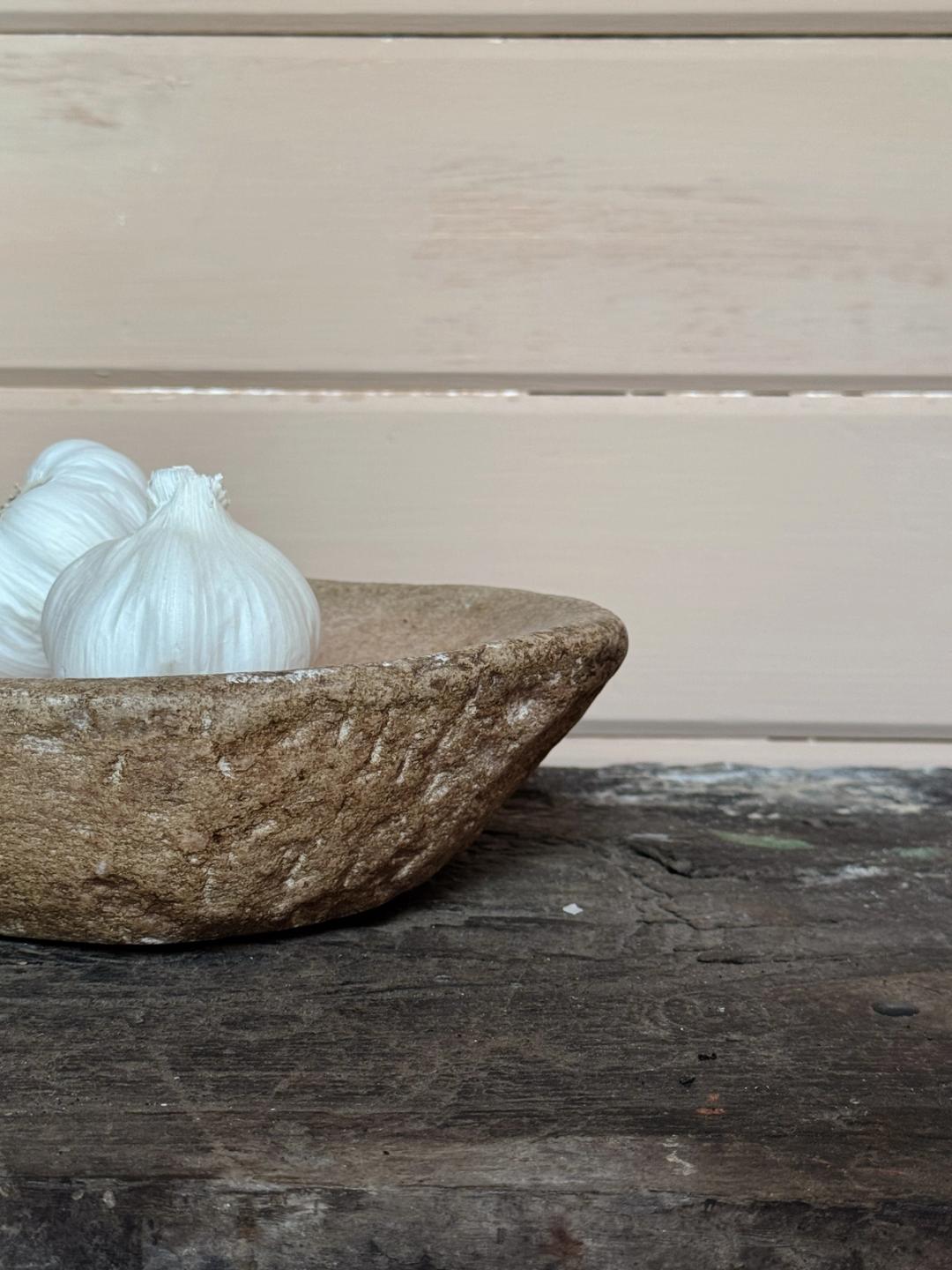 Rose Stone Kharal Bowl