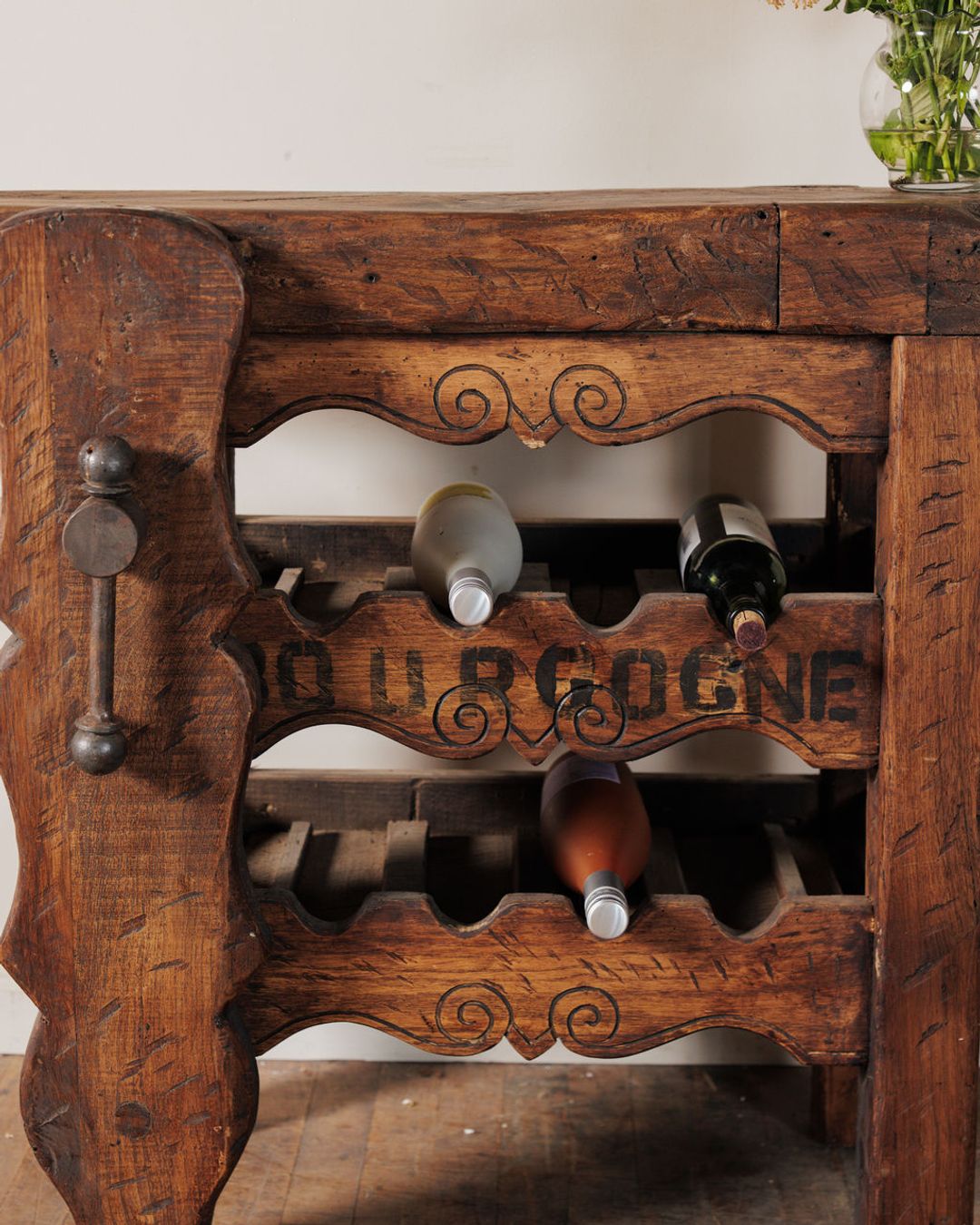 Bordeaux Wine Rack Workbench - Dark