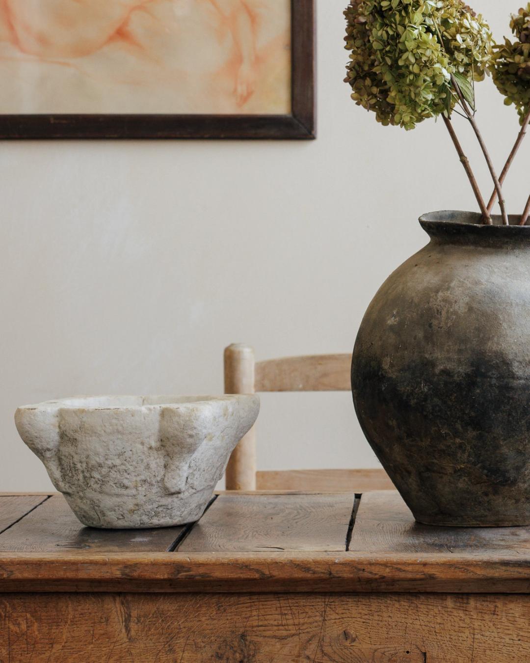 The Vineyard French Marble Mortar