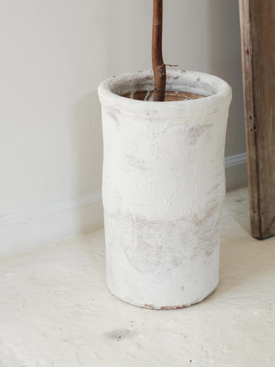 Moroccan Plaster Planter - Short