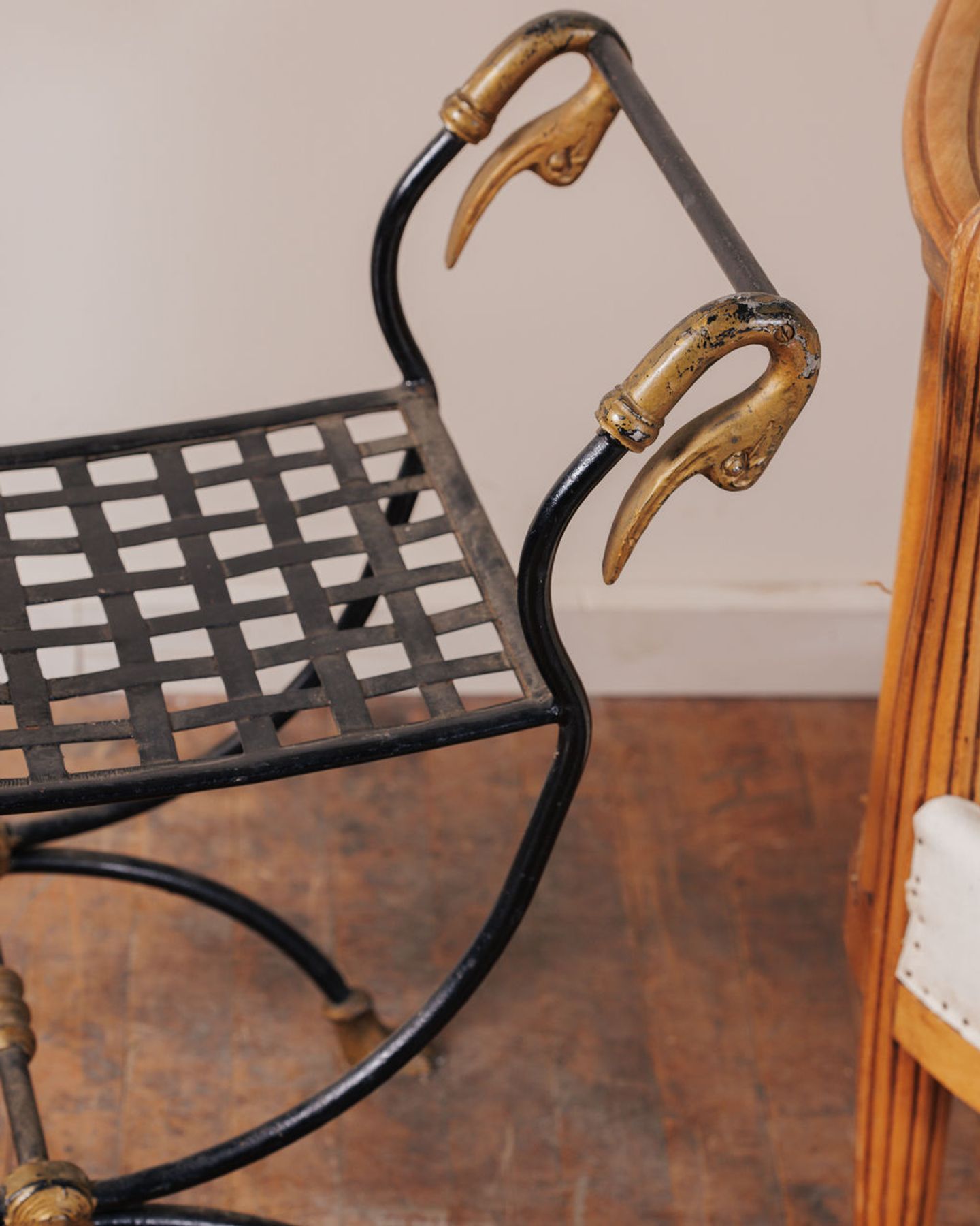Maison Jansen Curulle Stool