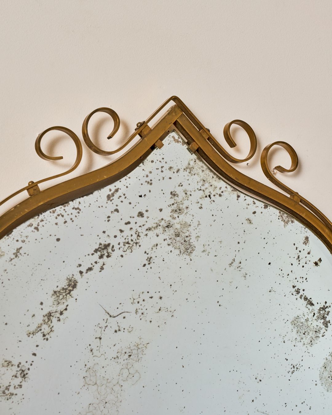French Wrought Iron Mirror