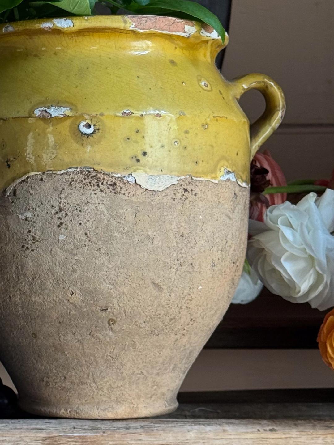 Antique French Confit Pot