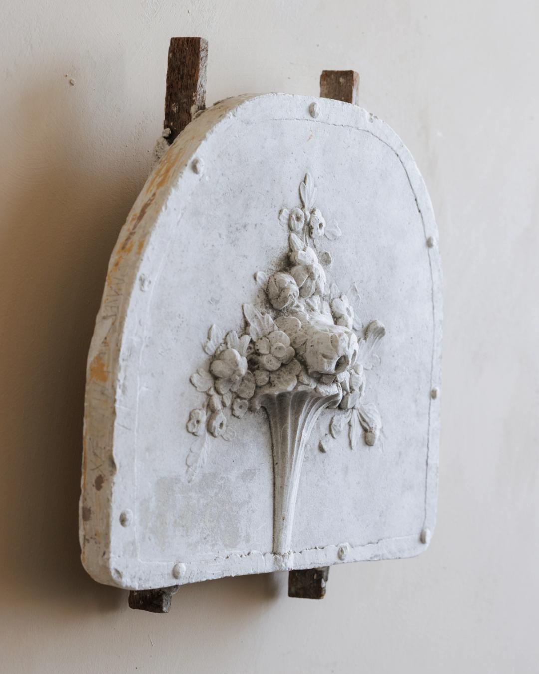 Plaster Relief - Flowers
