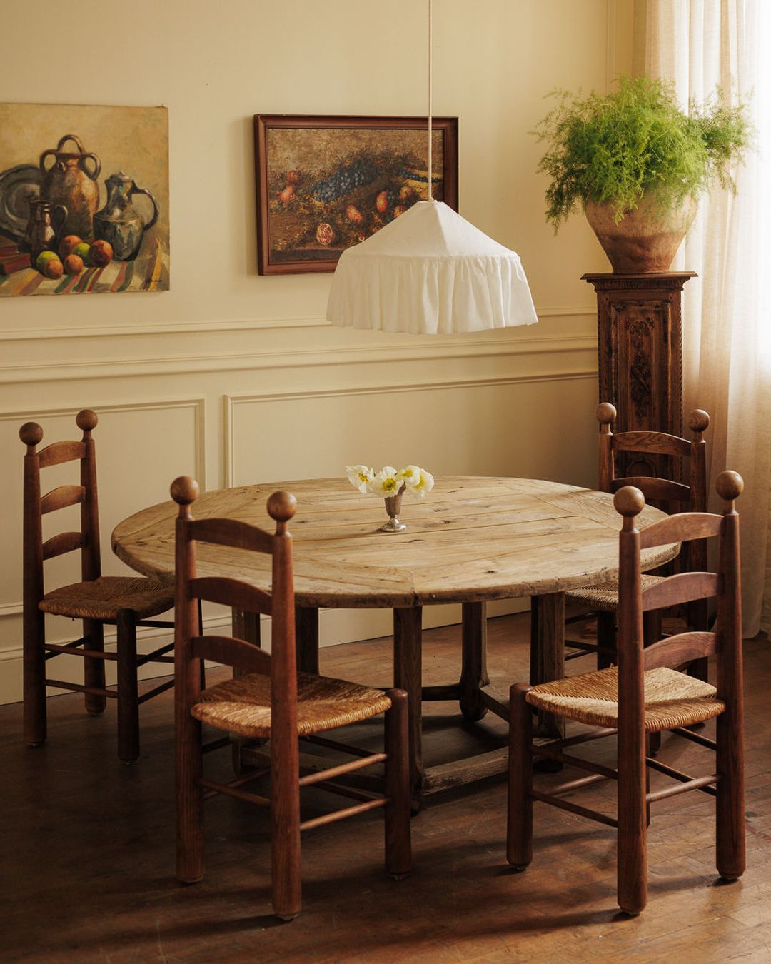 Burgundy Dining Table