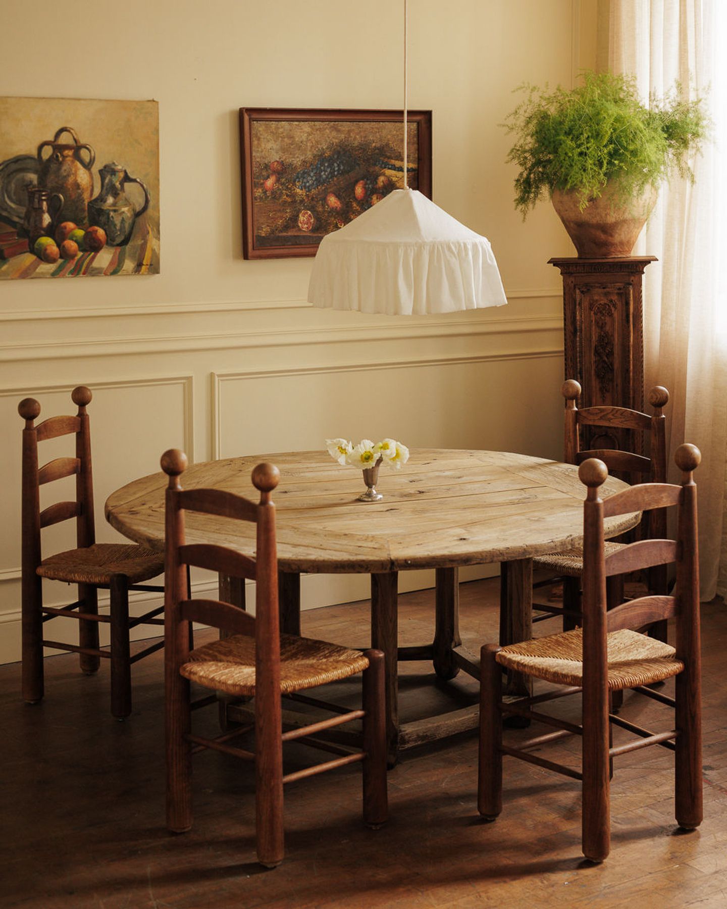 Burgundy Dining Table