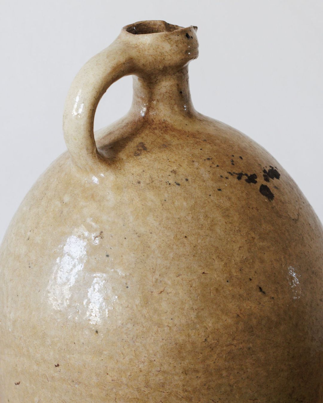 Antique French Olive Oil Jug
