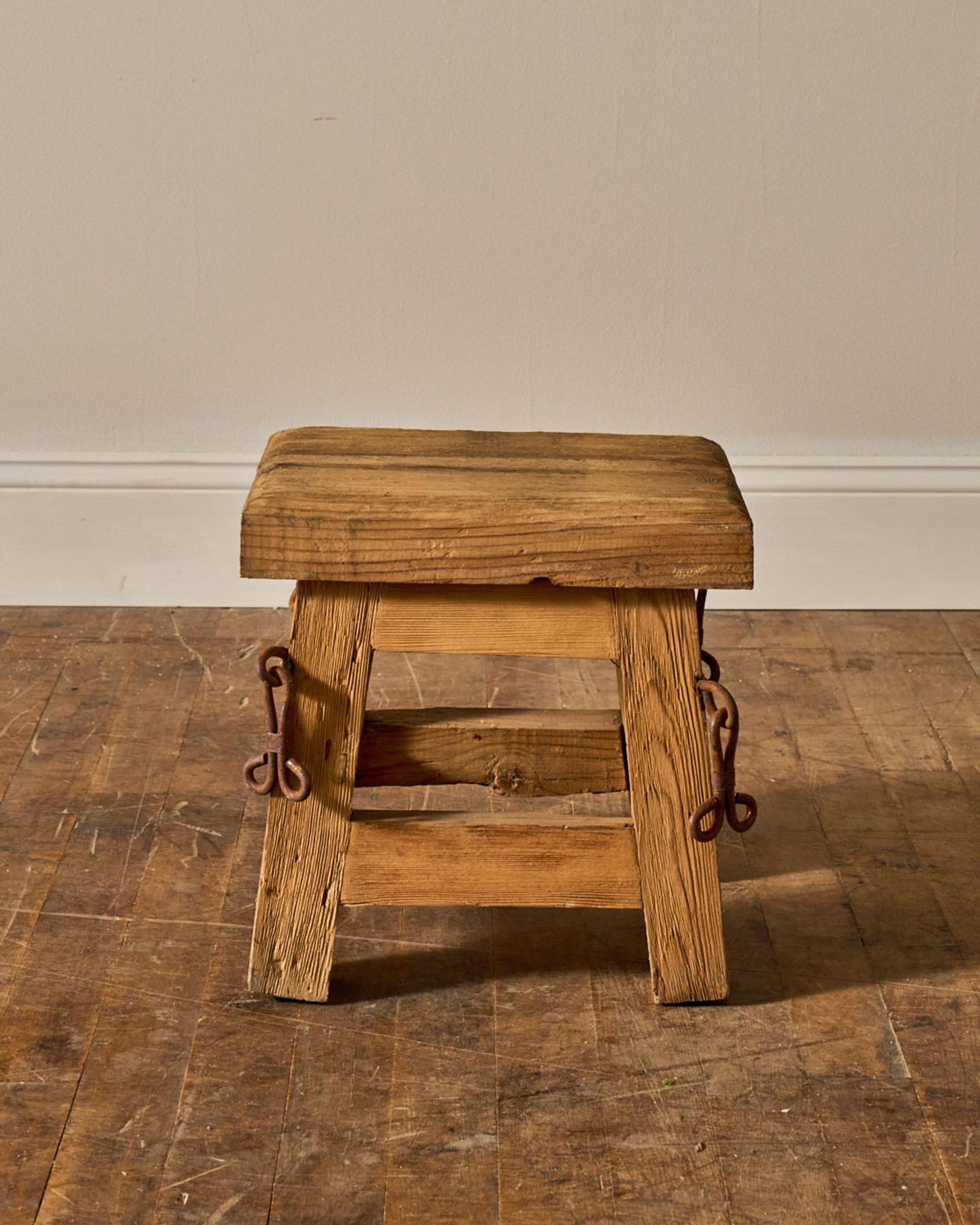 French Brutalist Stool