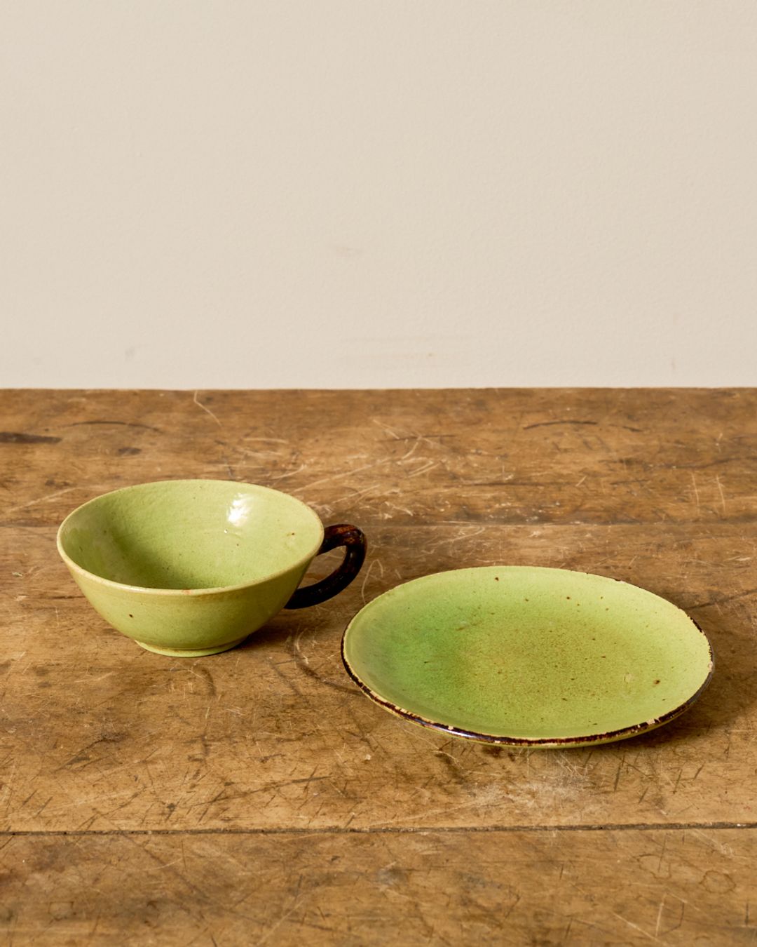 Vintage Espresso Cup and Saucer Set