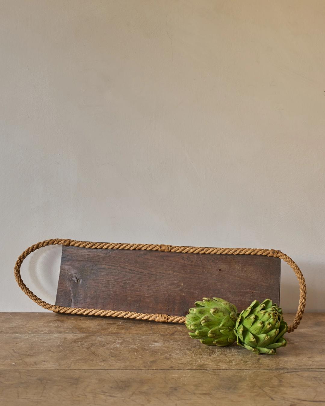 Wood and Rope Serving Board