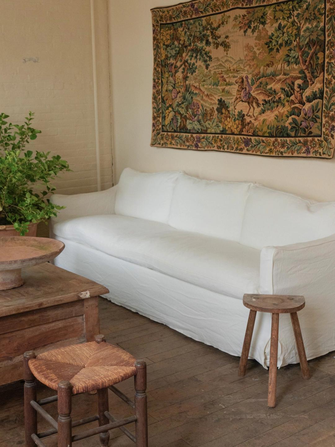 Demi Lune Tripod Stool