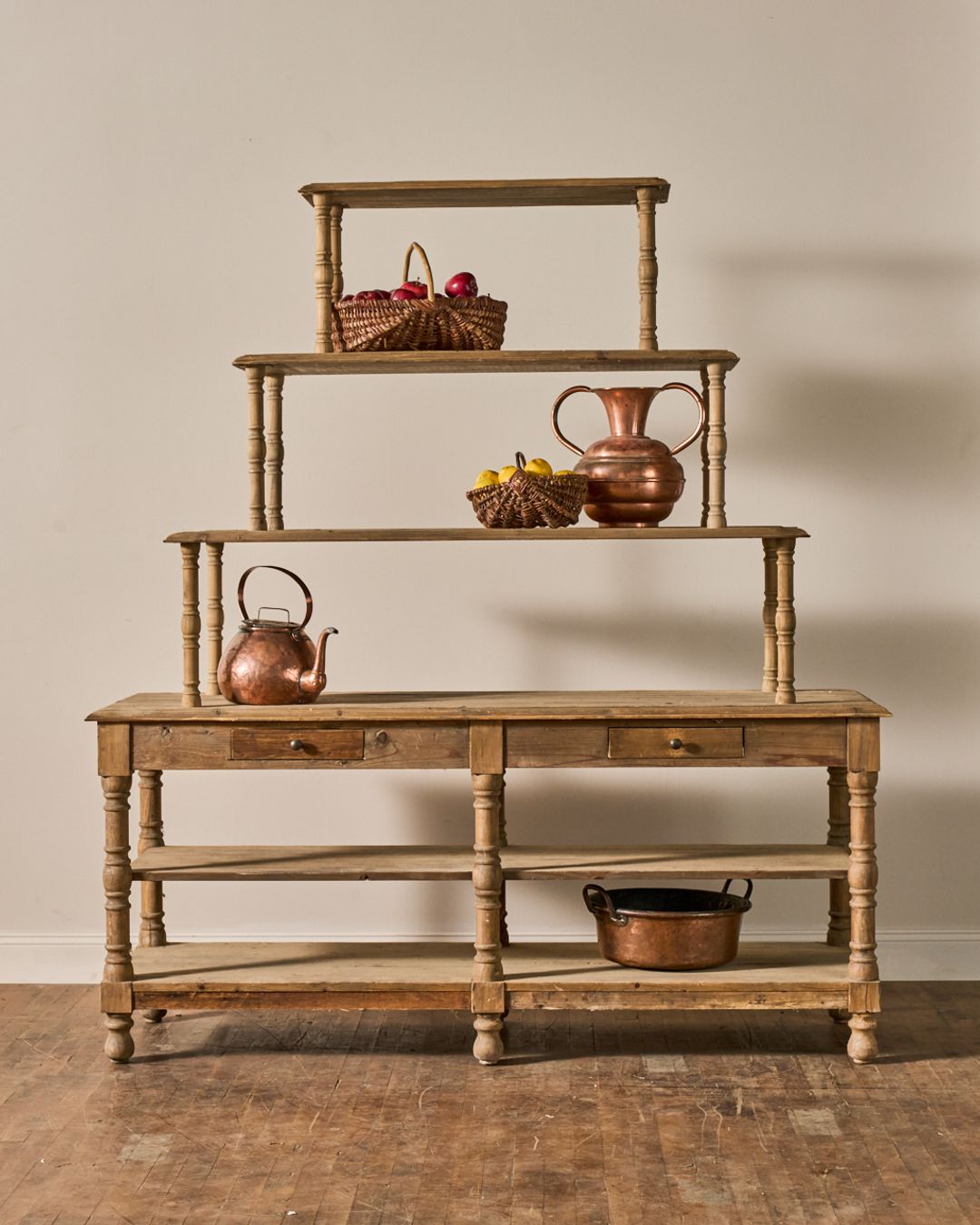 19th c. French Grocery Shelf