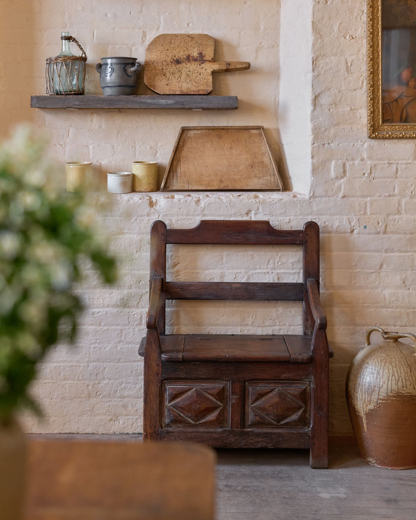 French Salt Box Bench