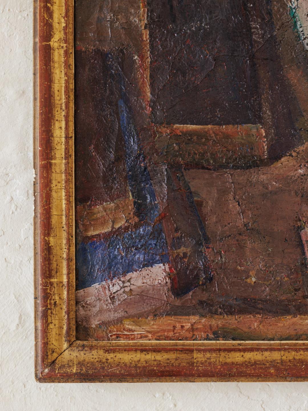 Oil Painting - Books