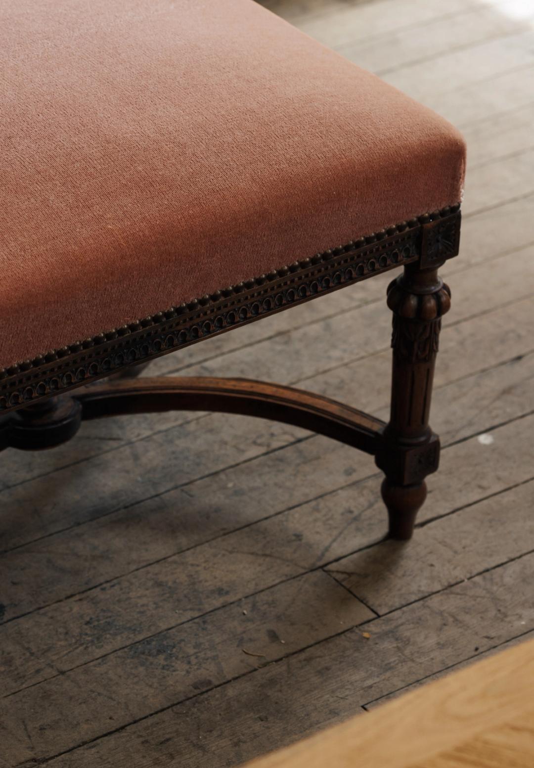 Rose Boudoir Ottoman