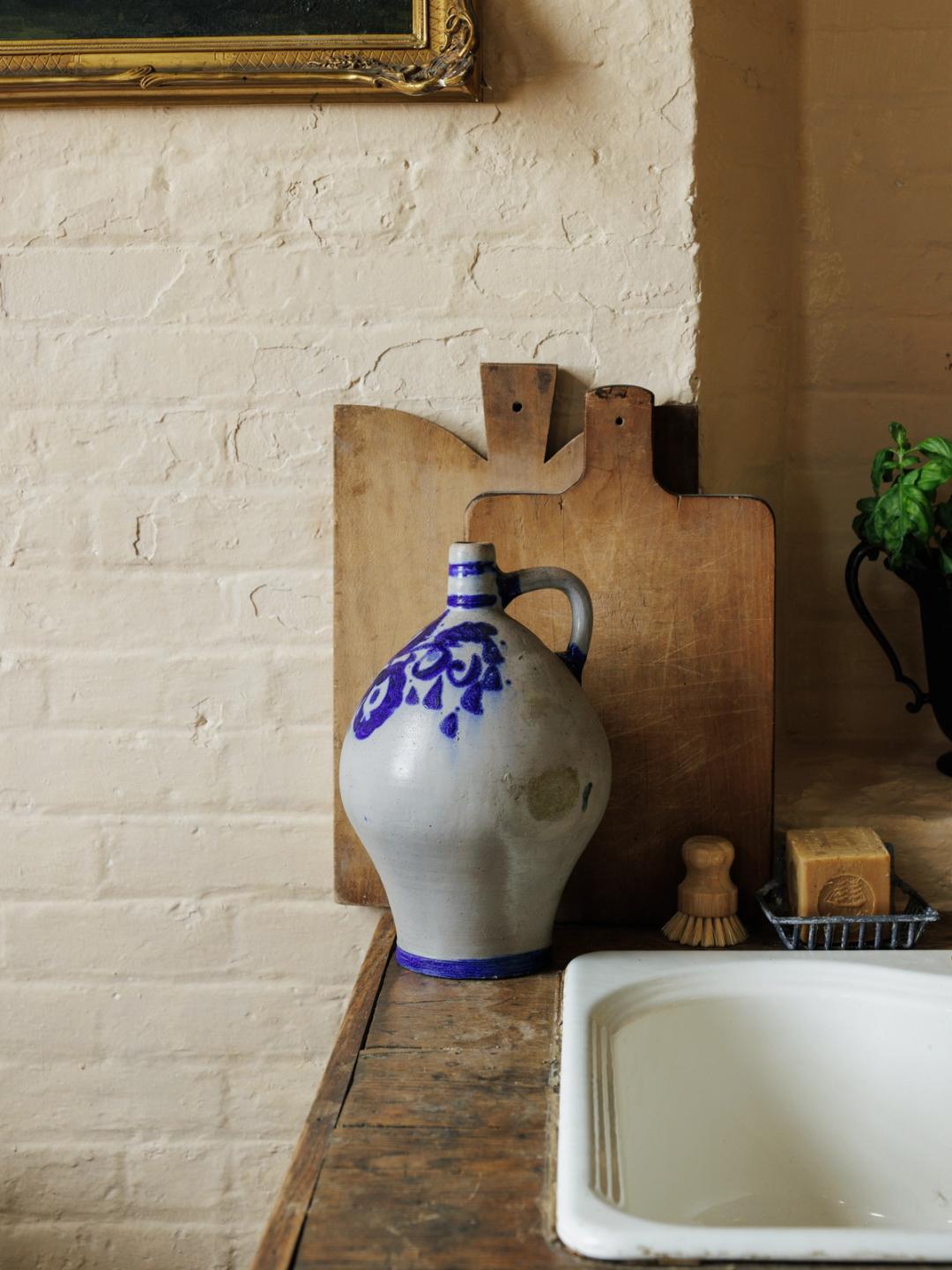 French Alsace Pinched Neck Jug