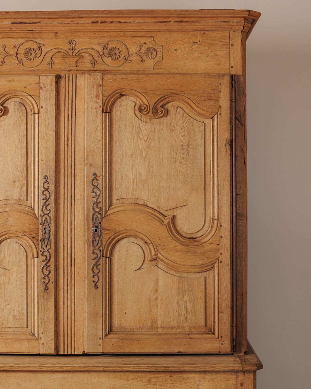 19th c. Oak Alsace Cupboard