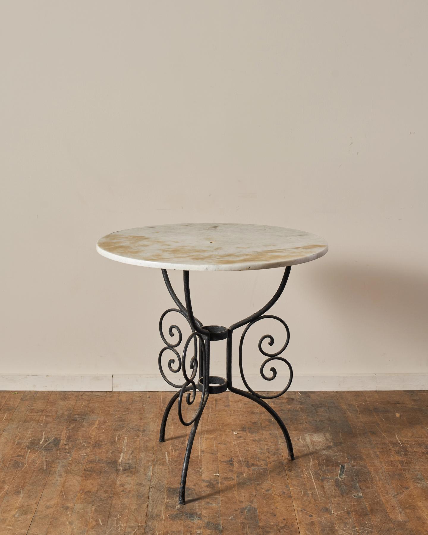 Marble Bistro Table