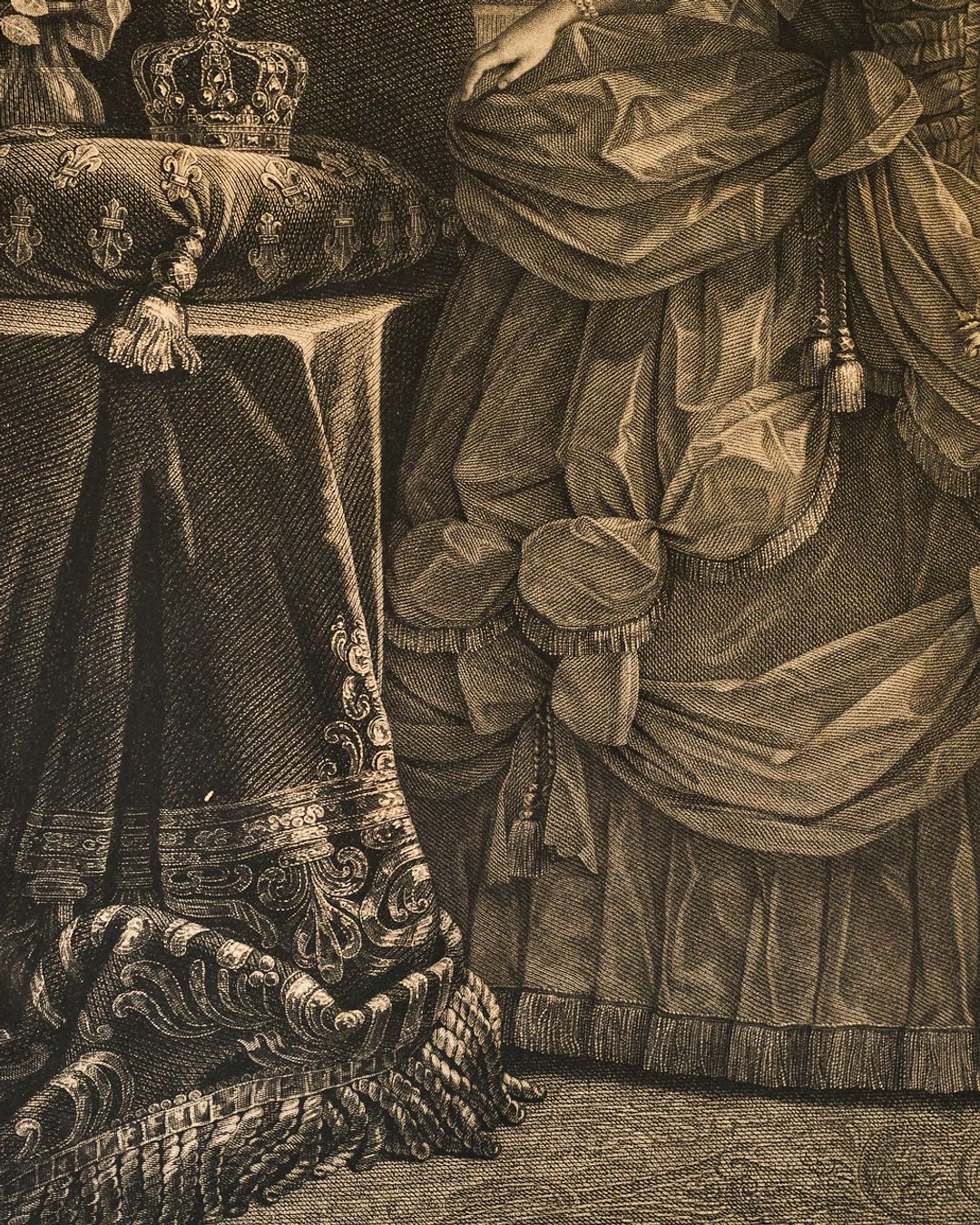 Framed Engraving of Marie Antoinette