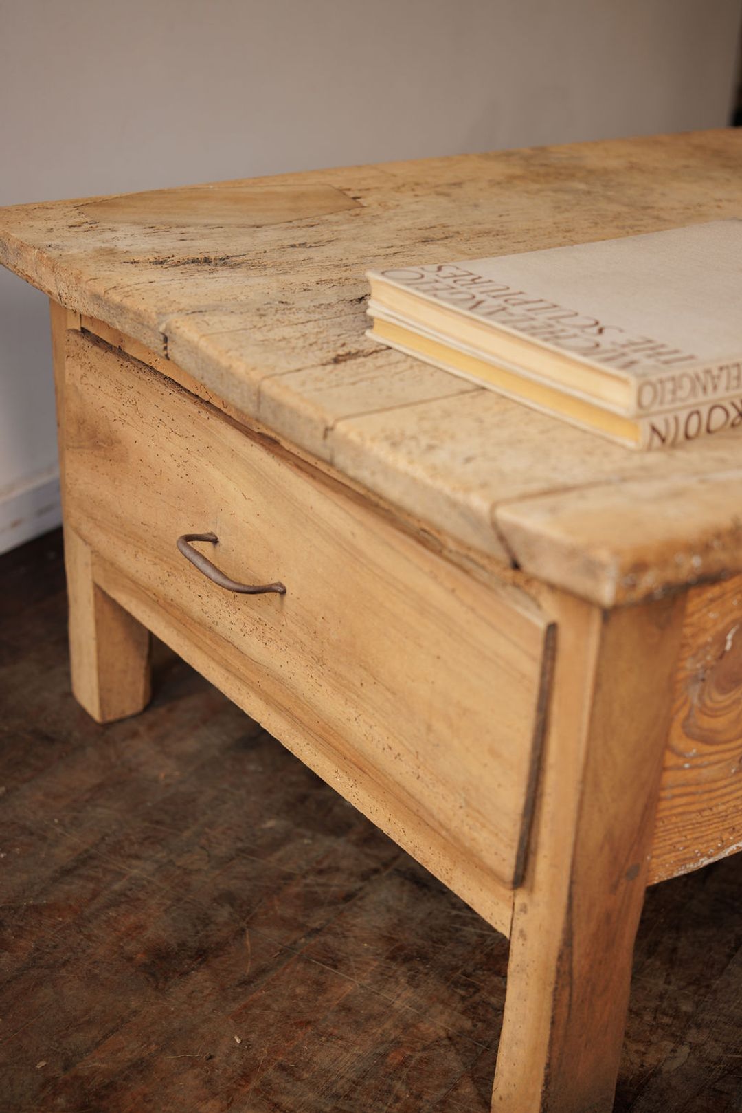 Monumental 19th c. Oak Coffee Table