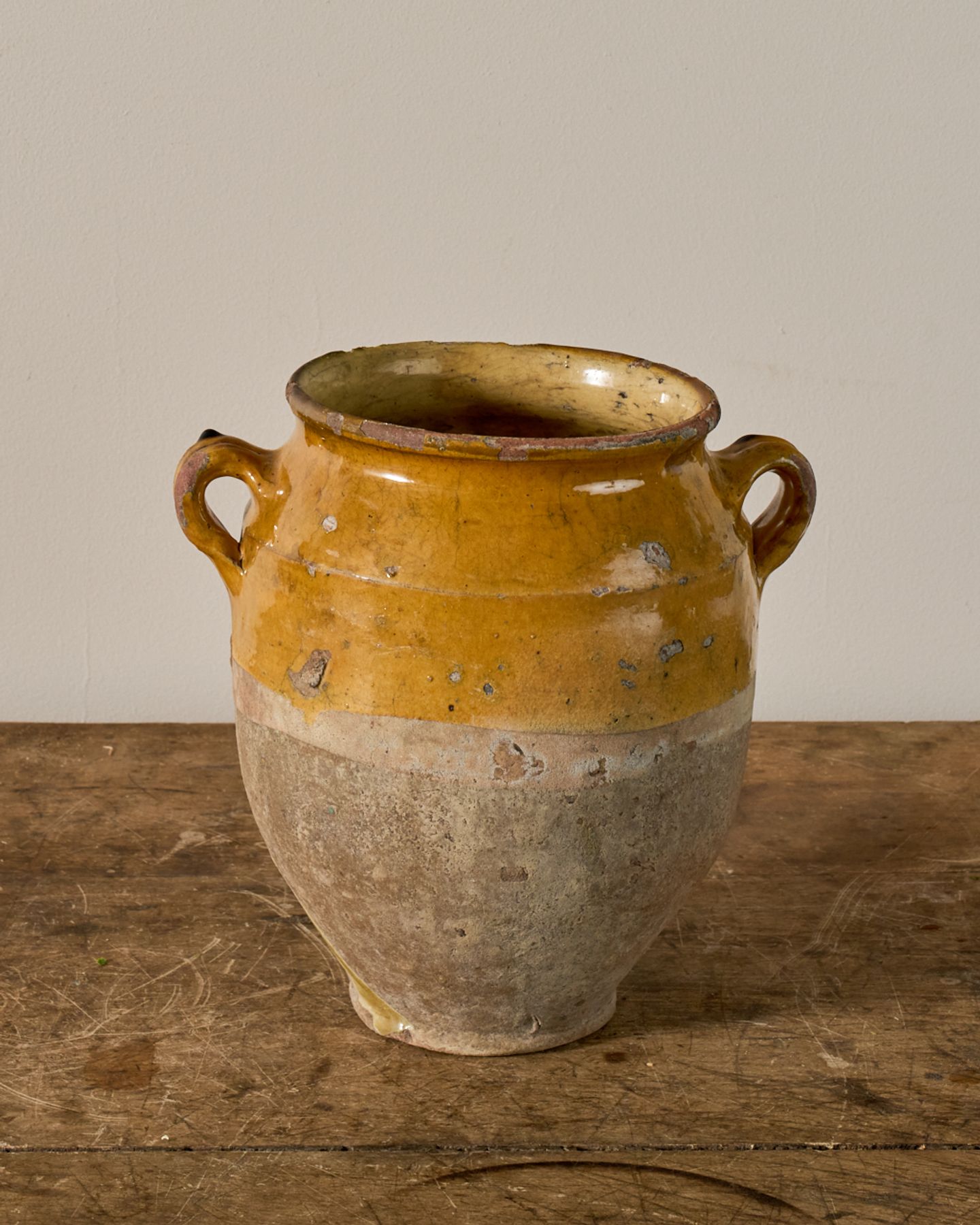 Yellow Confit Pot
