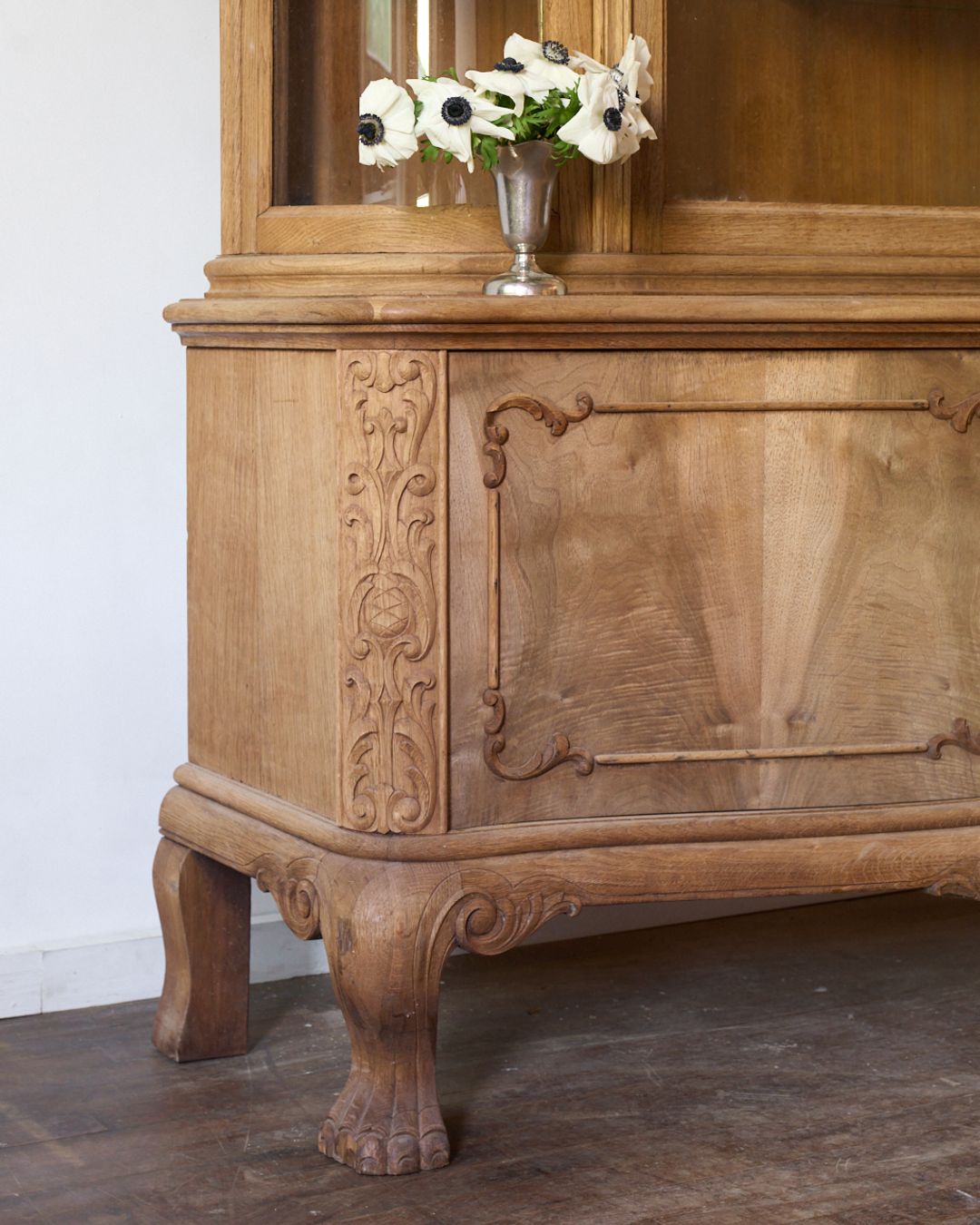 19th c. French Oak Vitrine
