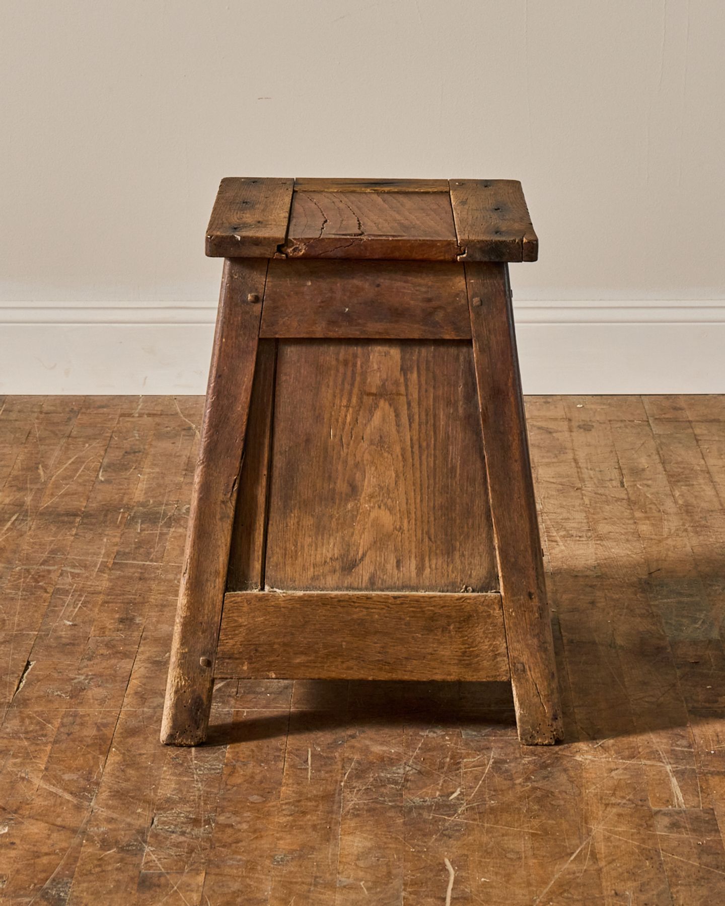 Rare Salt Box Stool