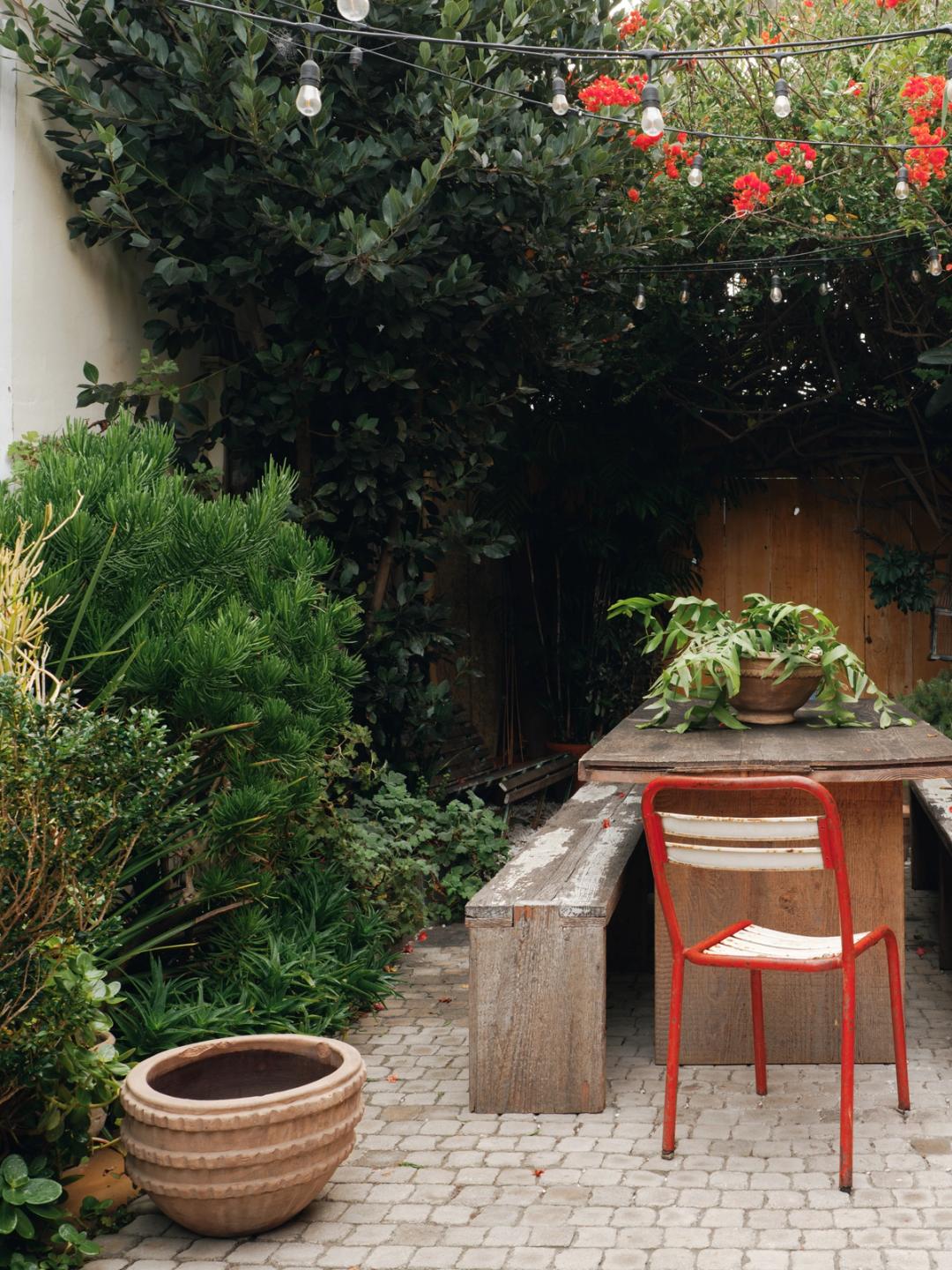 Ridged Terracotta planter