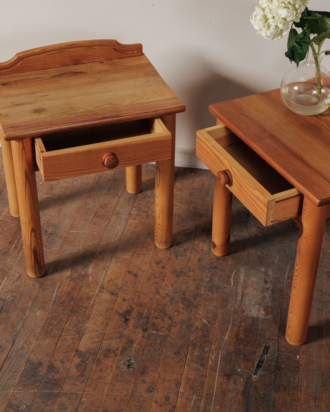 Swedish Nightstands - Pair