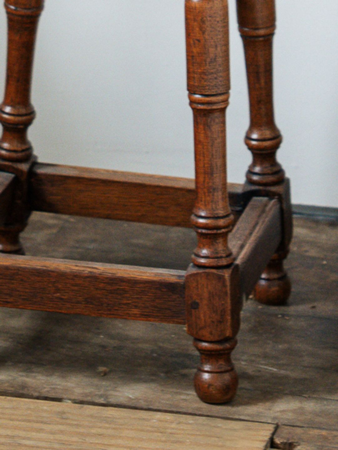 Mini Square Oak Stool