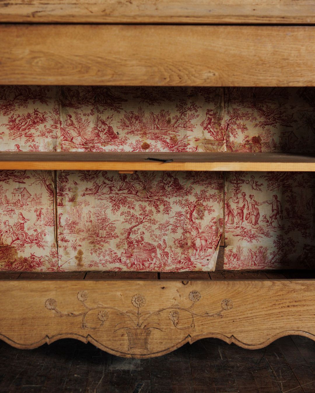 19th c. Oak Alsace Cupboard