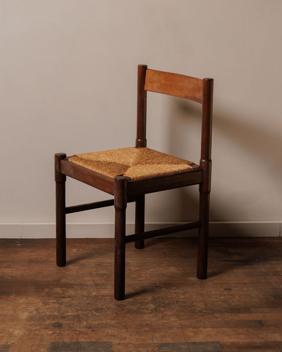 Midcentury Rush Chairs - Set of 4