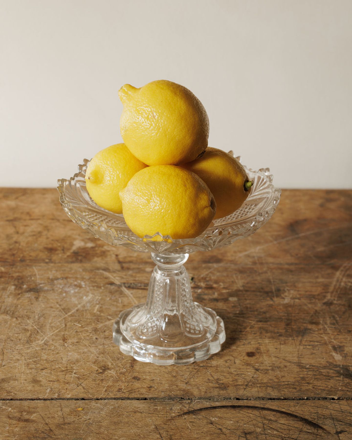 Tall Glass Pedestal Dish