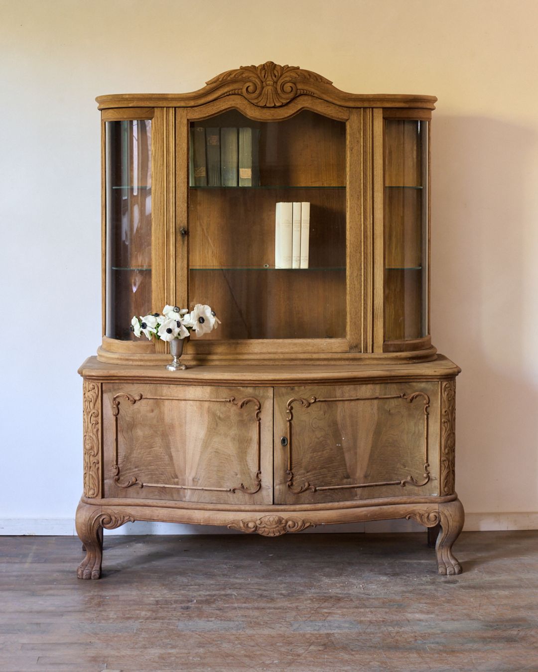 19th c. French Oak Vitrine