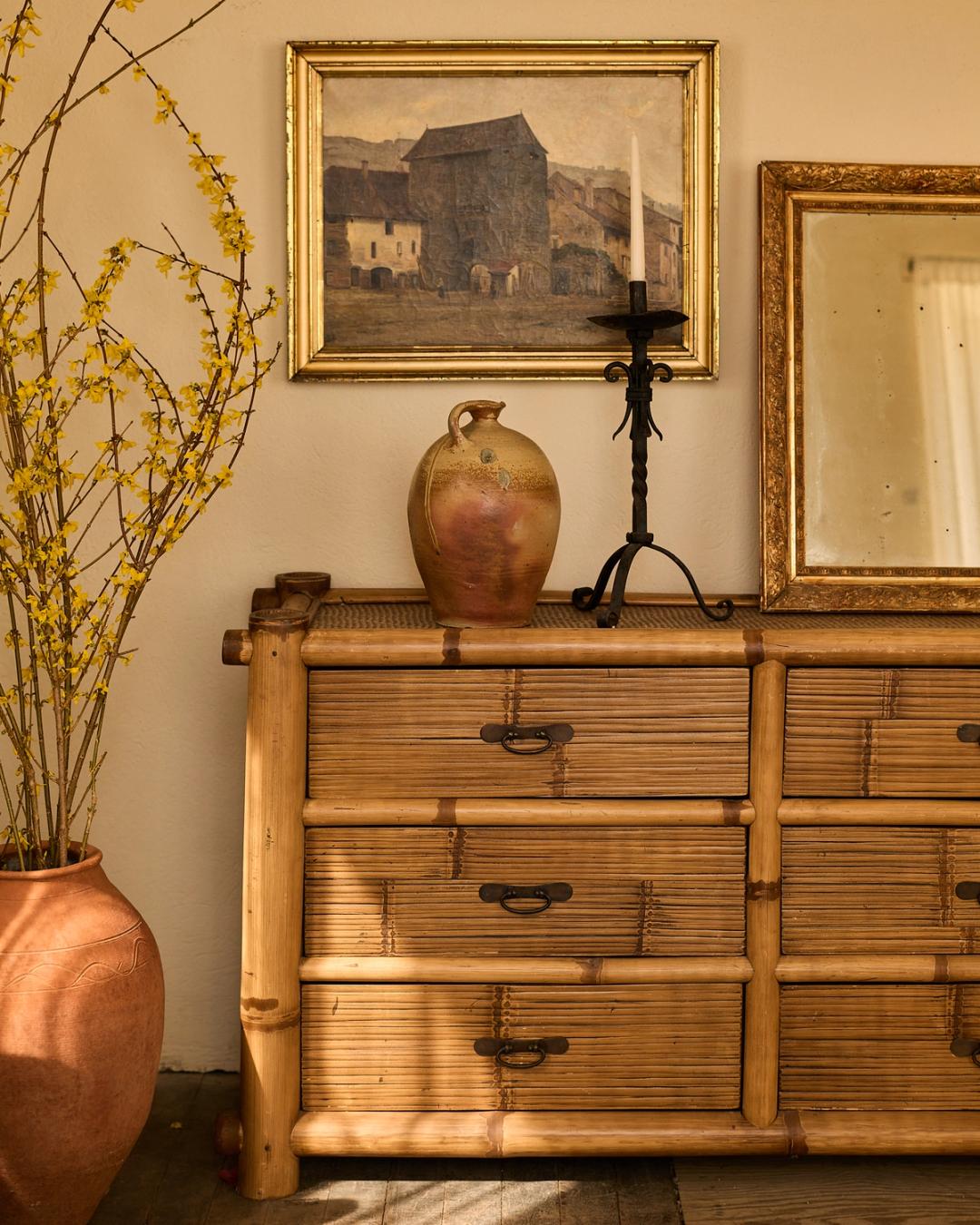 Bamboo Chest of Drawers