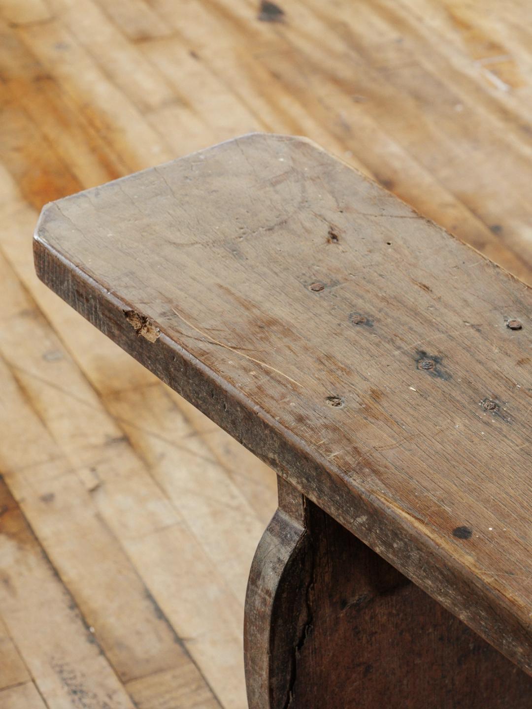 Dark Wood Bench