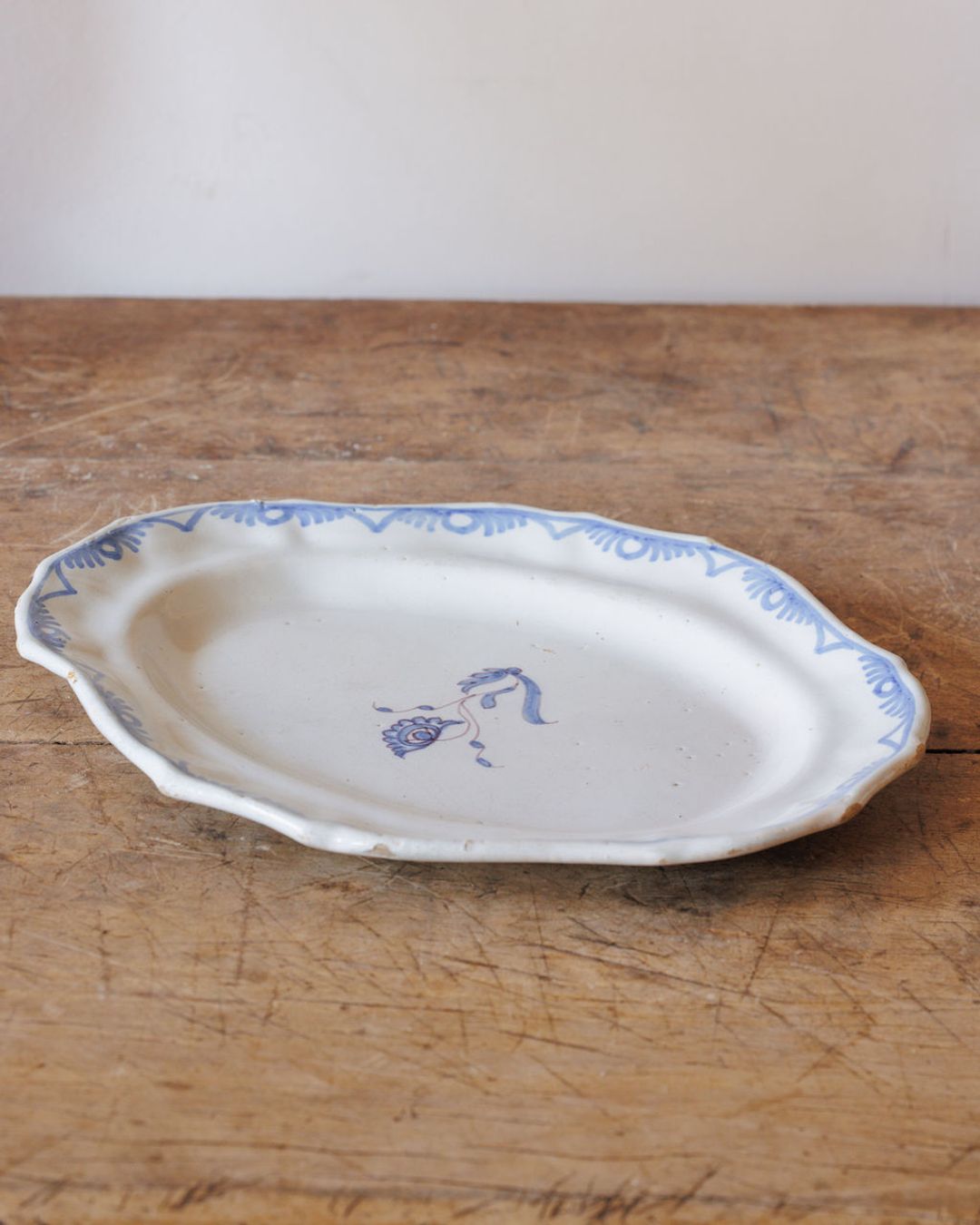 18th c. Moustiers Plate - I