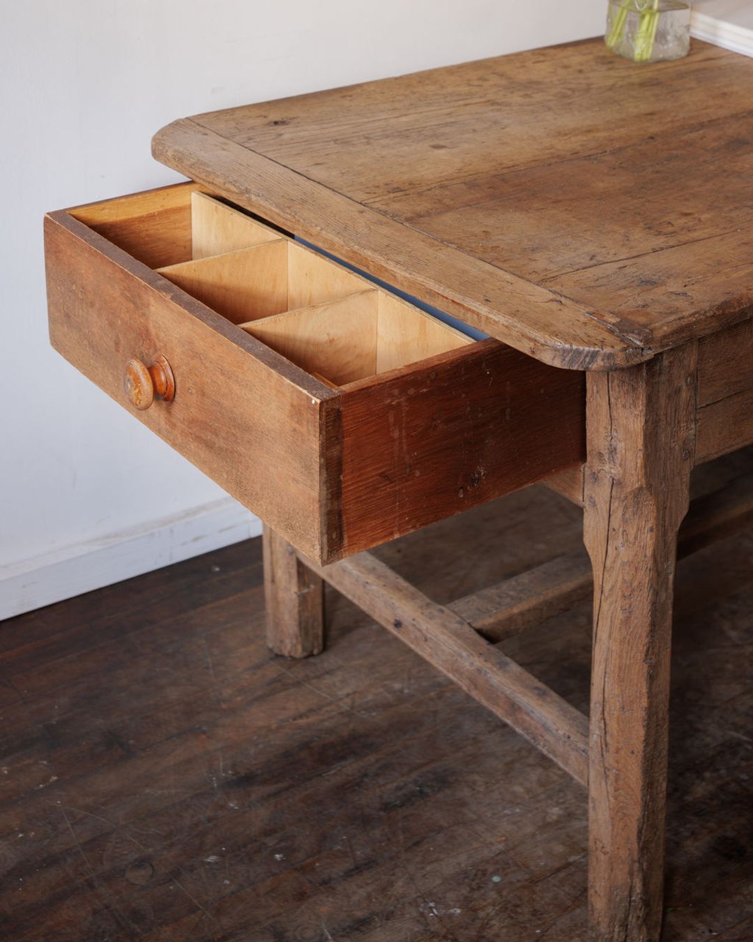 19th C. Oak Farm Table