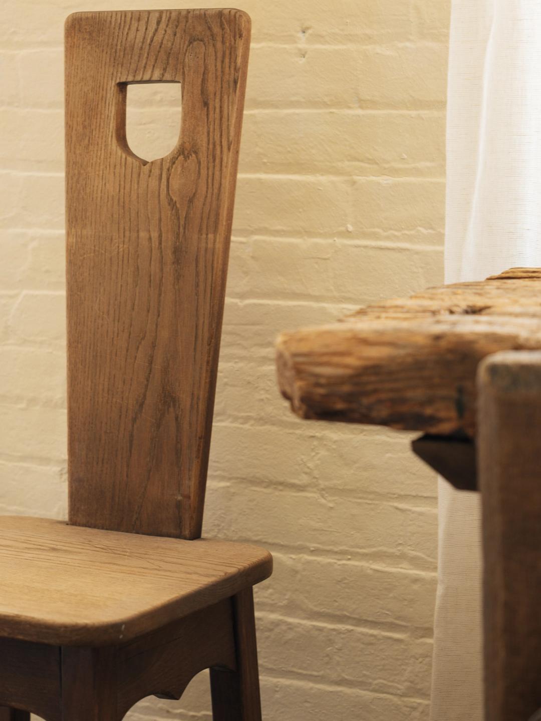 Brutalist 1940's Dining Chair