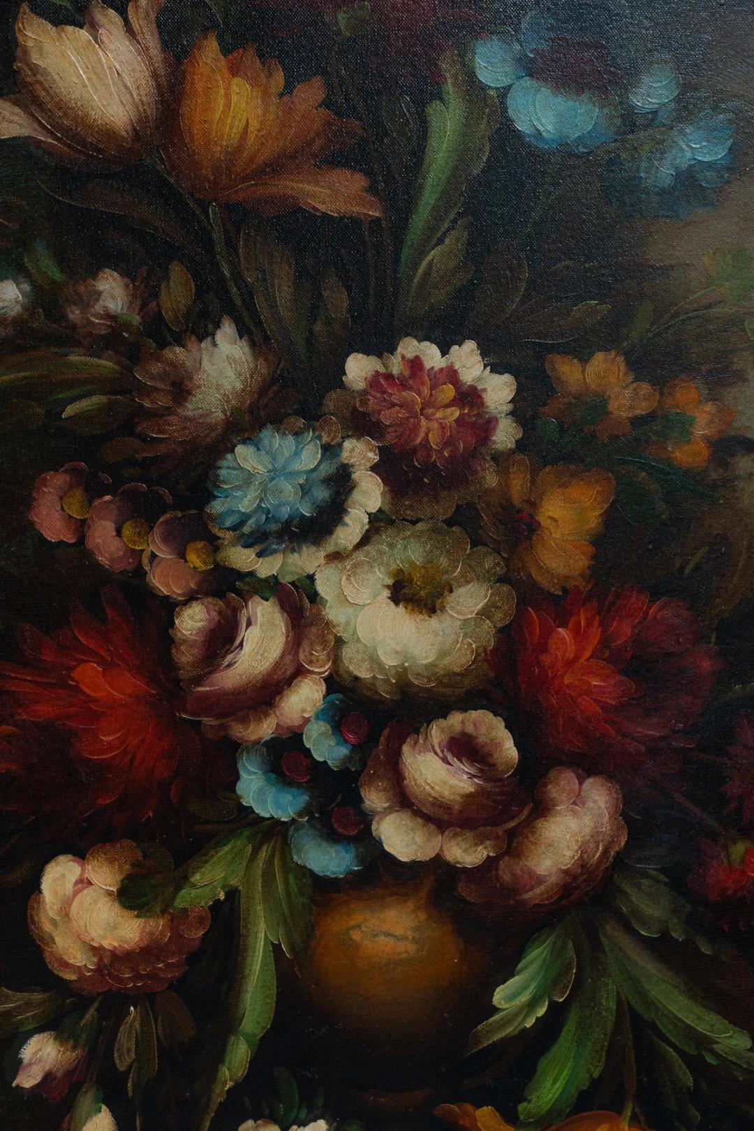 Oil on Canvas Still Life Bouquet