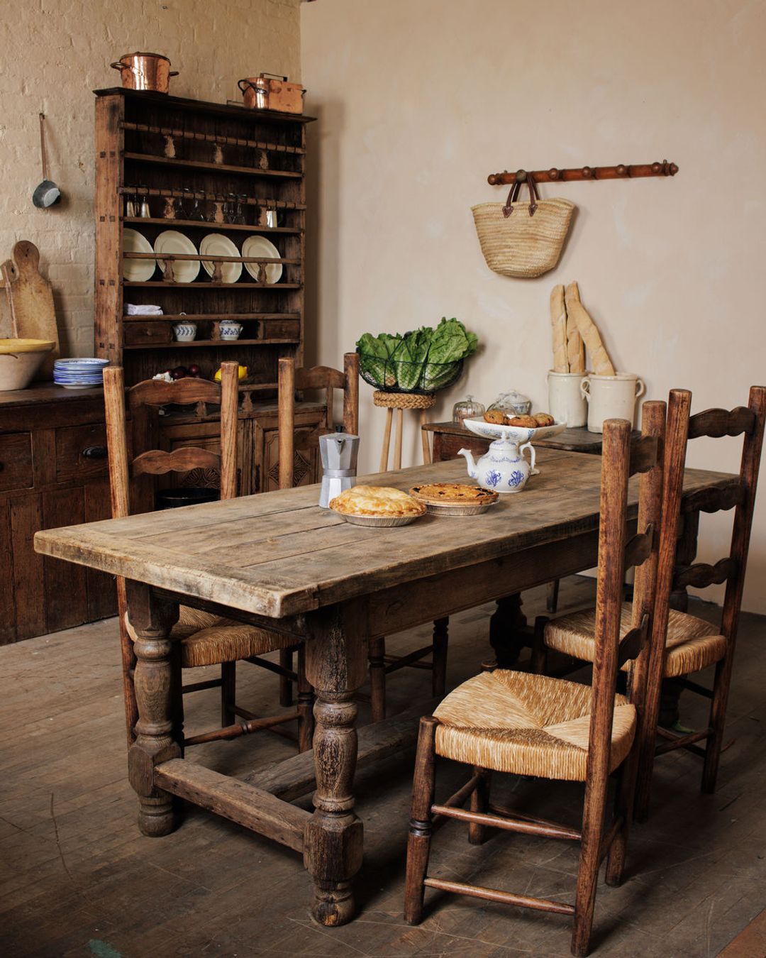 French Oak Farm Table