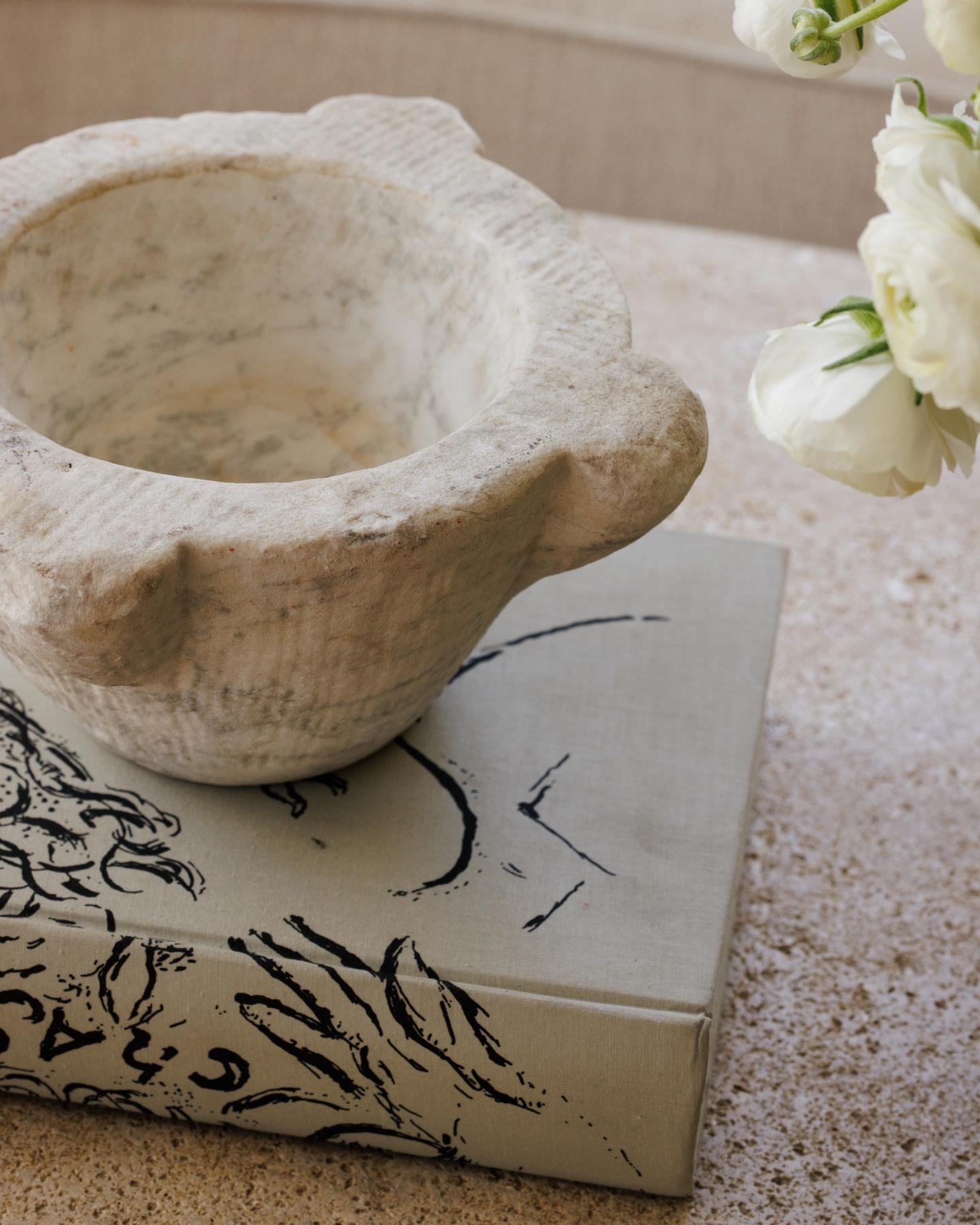 French Marble Mortar- II
