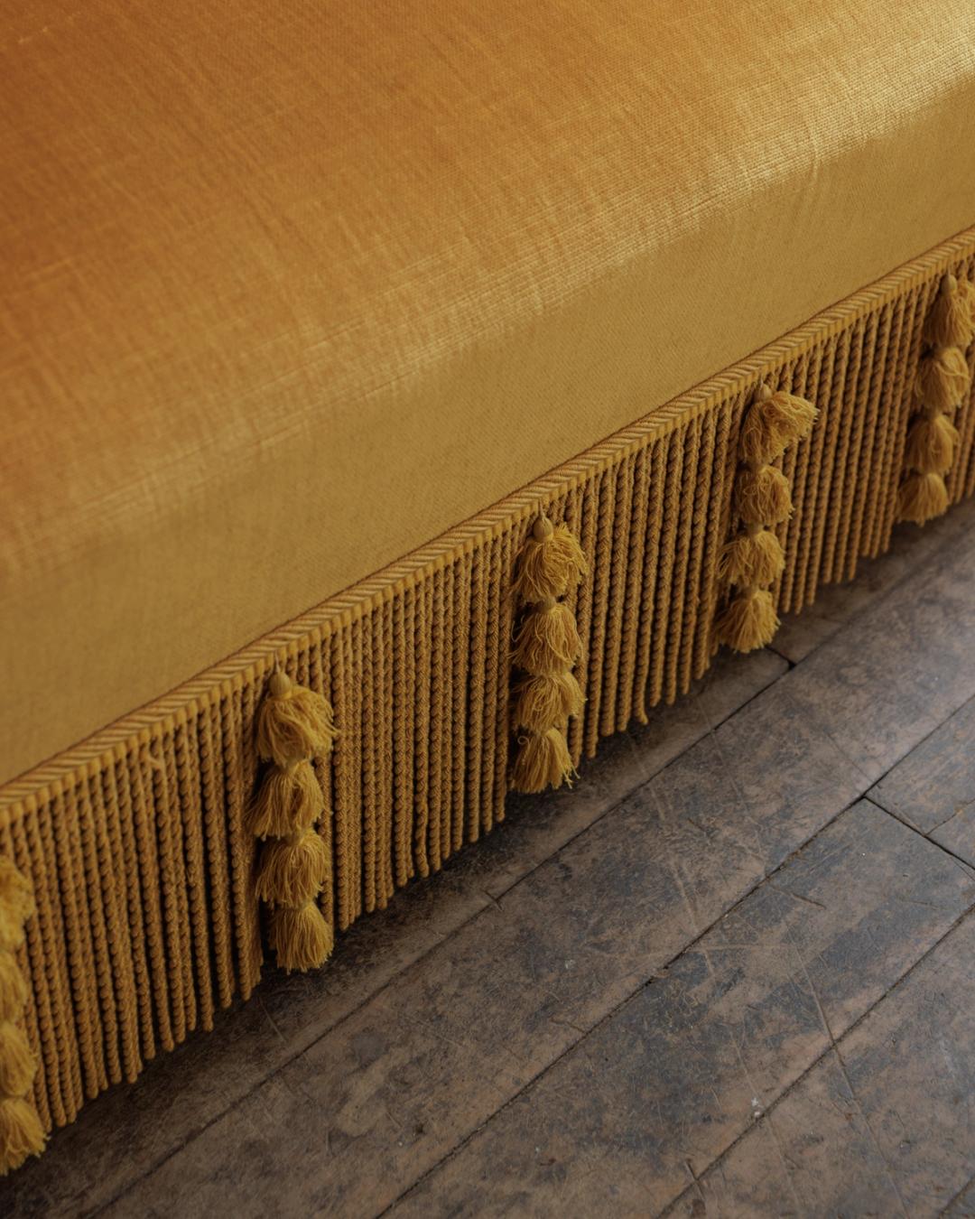 Napoleon III Mustard Loveseat
