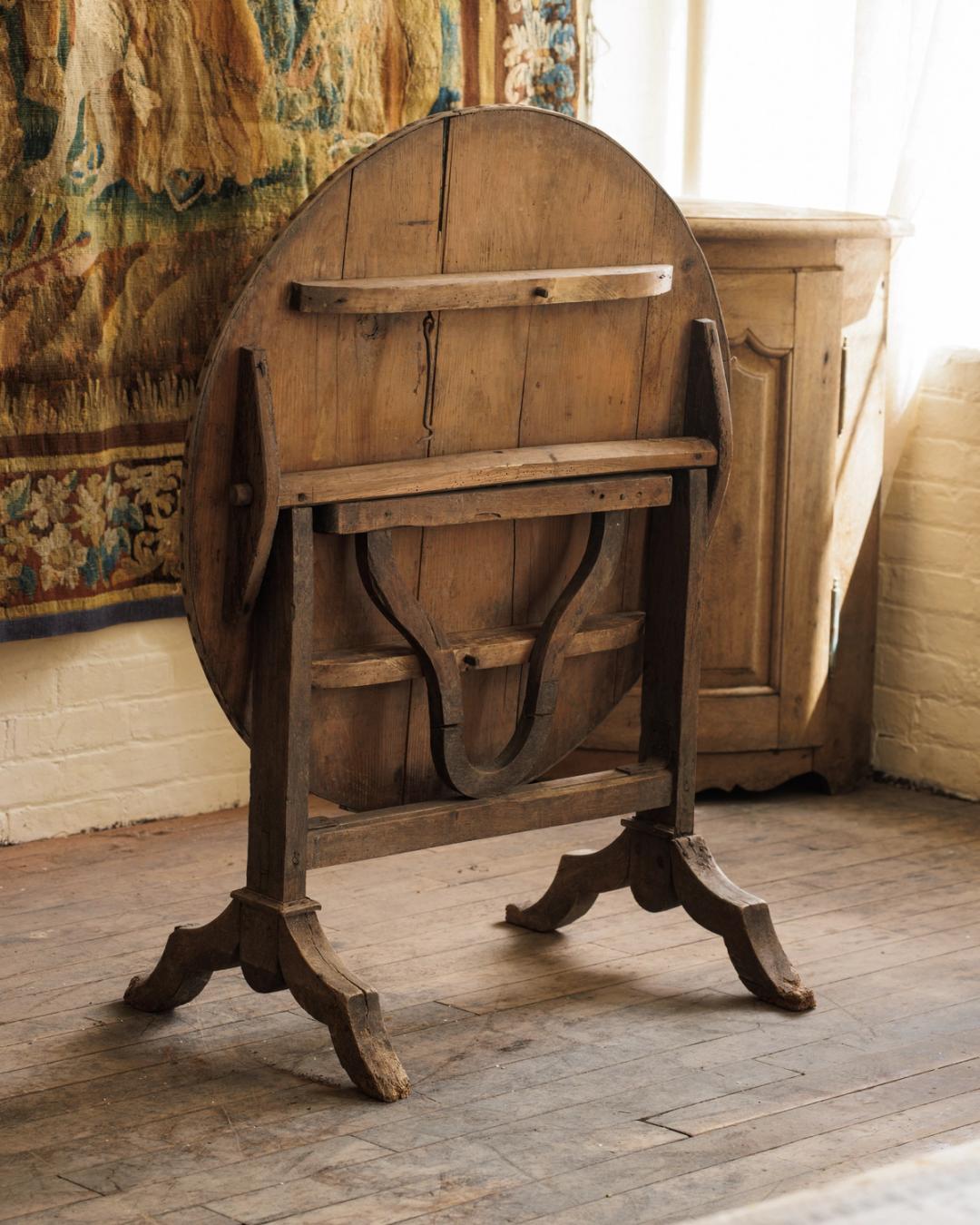 Primitive Wine Tasting Table