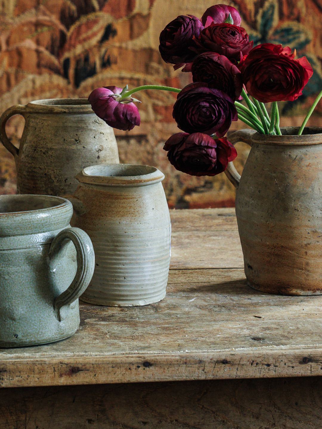French Stoneware Vase