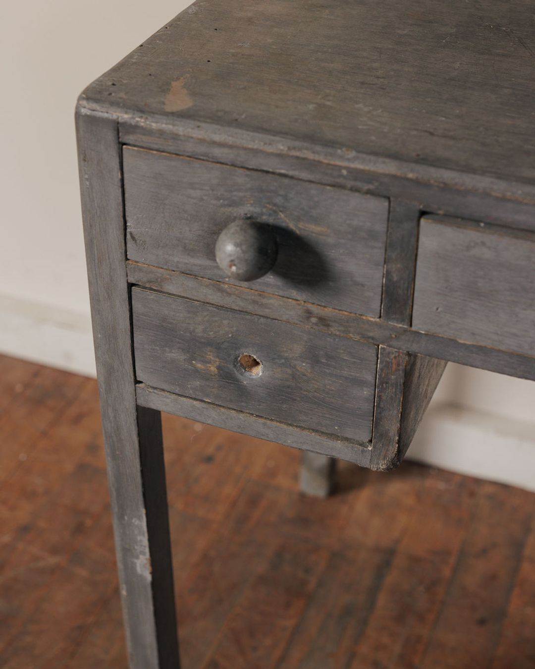 French Blue Side Table